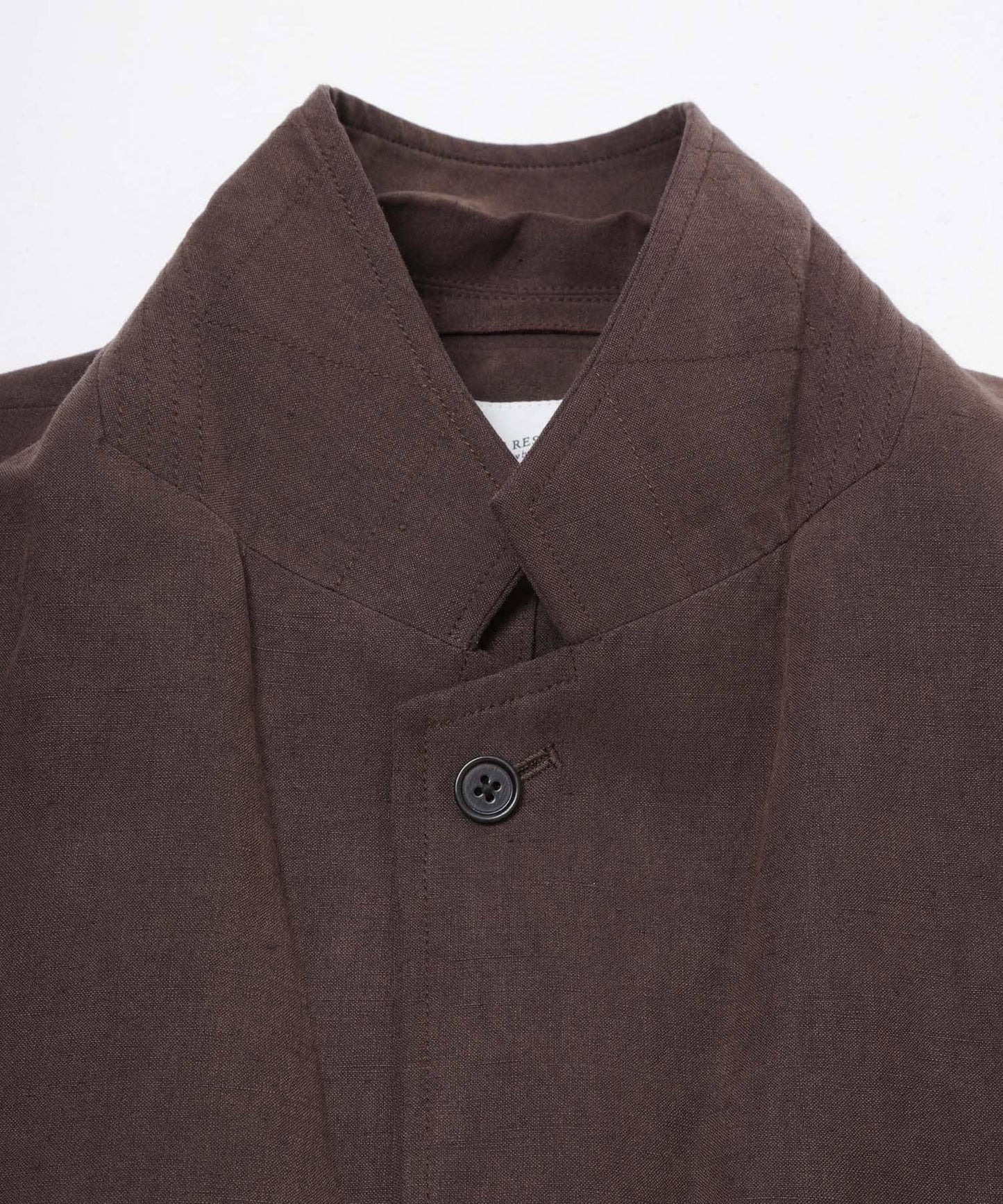 new basic SILK LINEN SINGLE SHIRTS JACKET 襯衫夾克