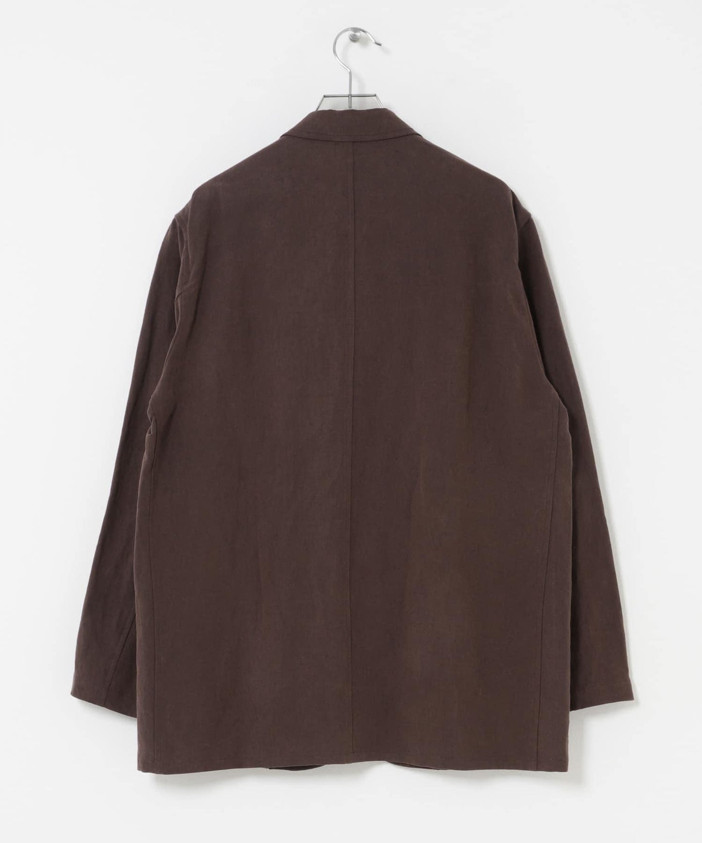 new basic SILK LINEN SINGLE SHIRTS JACKET 襯衫夾克