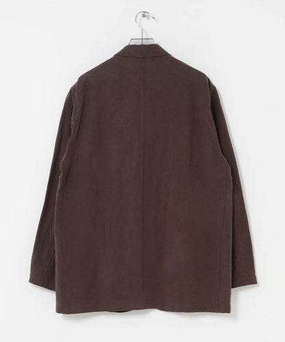 new basic SILK LINEN SINGLE SHIRTS JACKET 襯衫夾克