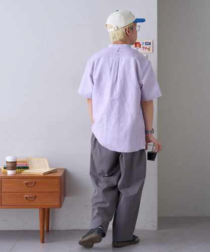 GEVACO 棉麻立領襯衫