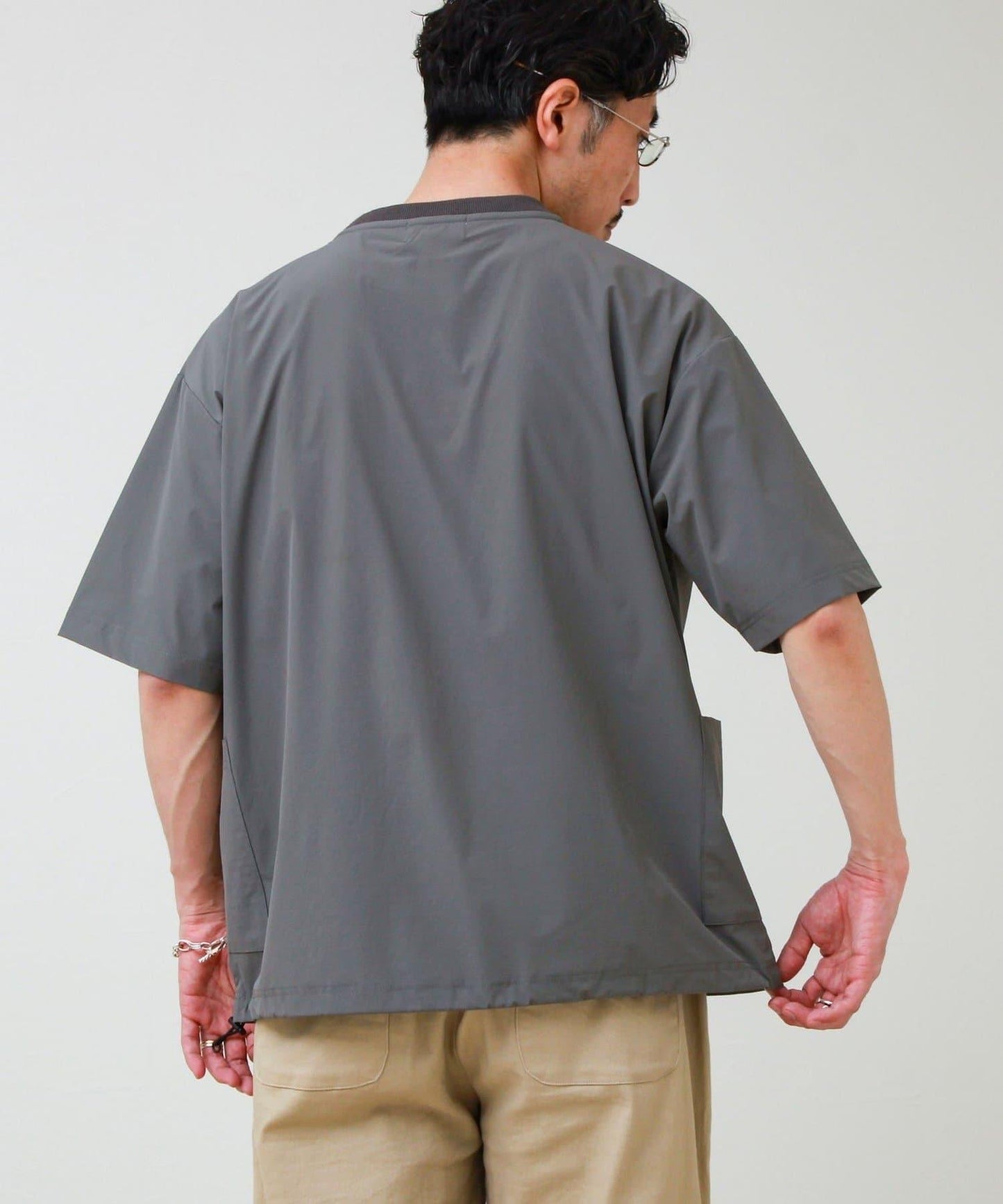 接觸冷感 可成套穿著 SoftCool 側口袋T恤