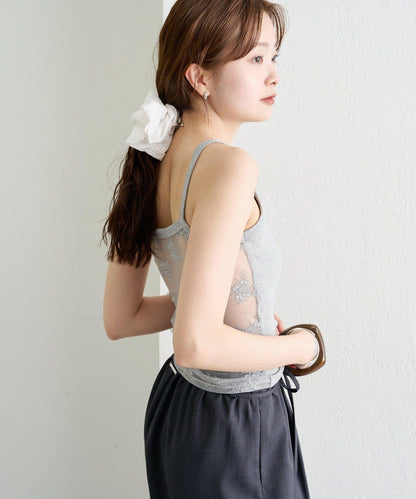 帶胸墊 美背蕾絲 吊帶背心