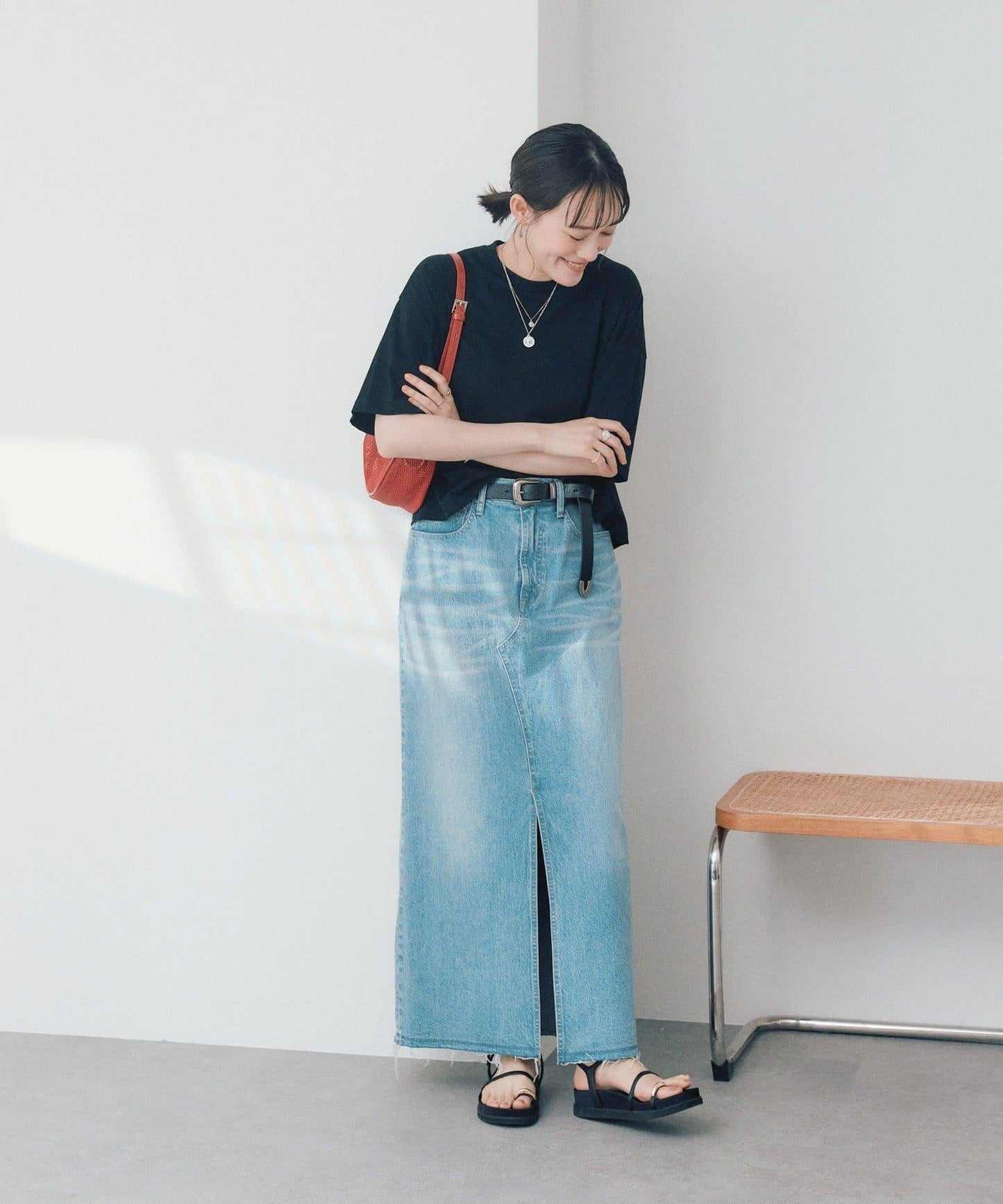 方框Logo印花 Tee