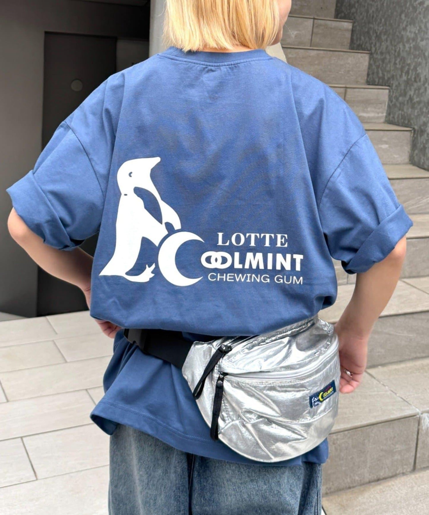 TYPY×LOTTE板ガム 持續冷感 後背logo 清涼薄荷口袋 TEE