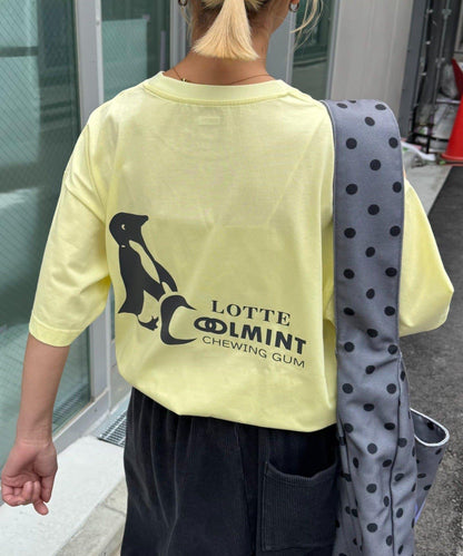 TYPY×LOTTE板ガム 持續冷感 後背logo 清涼薄荷口袋 TEE