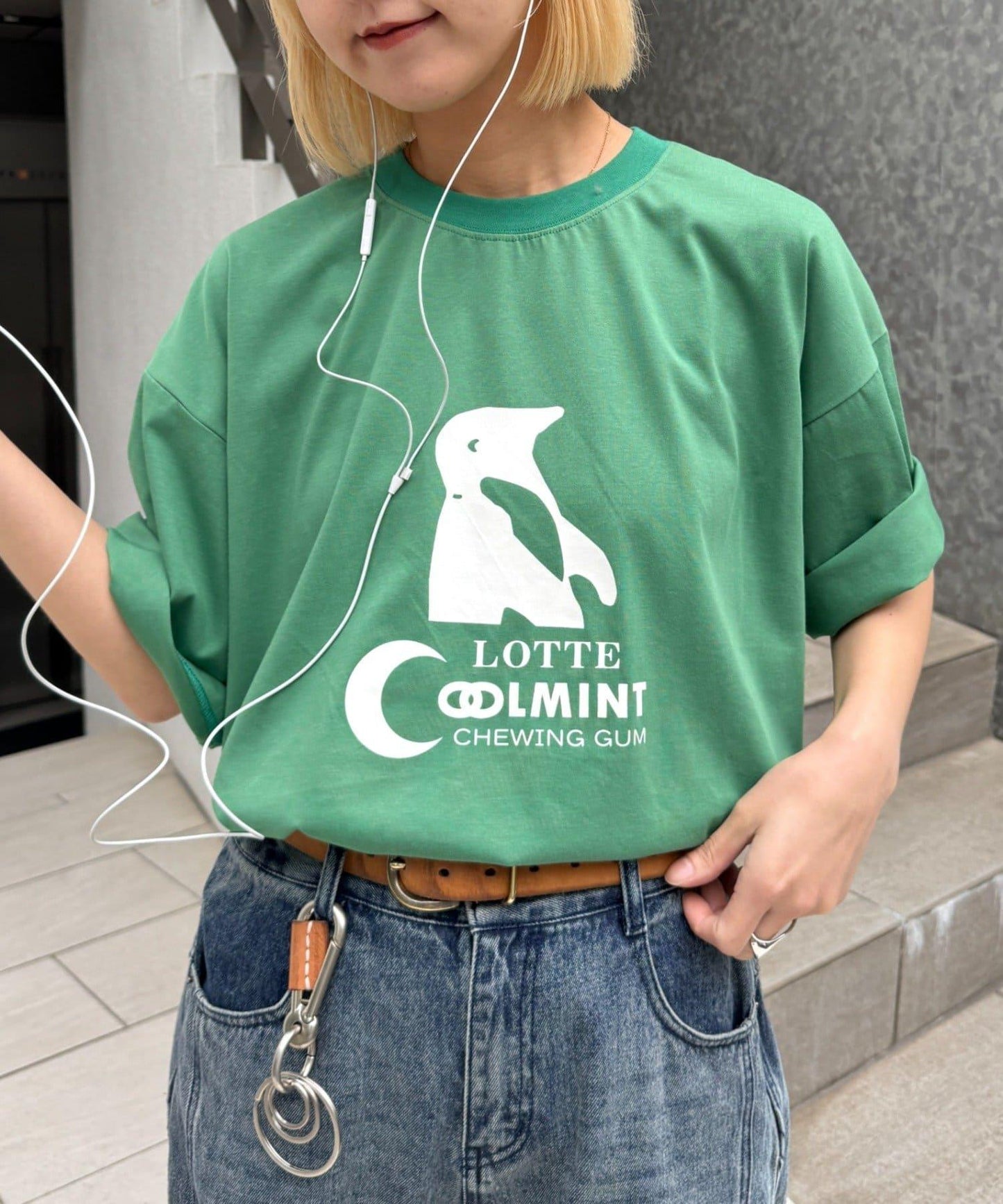 TYPY×LOTTE板ガム 持續冷感 クールミント 短袖T恤