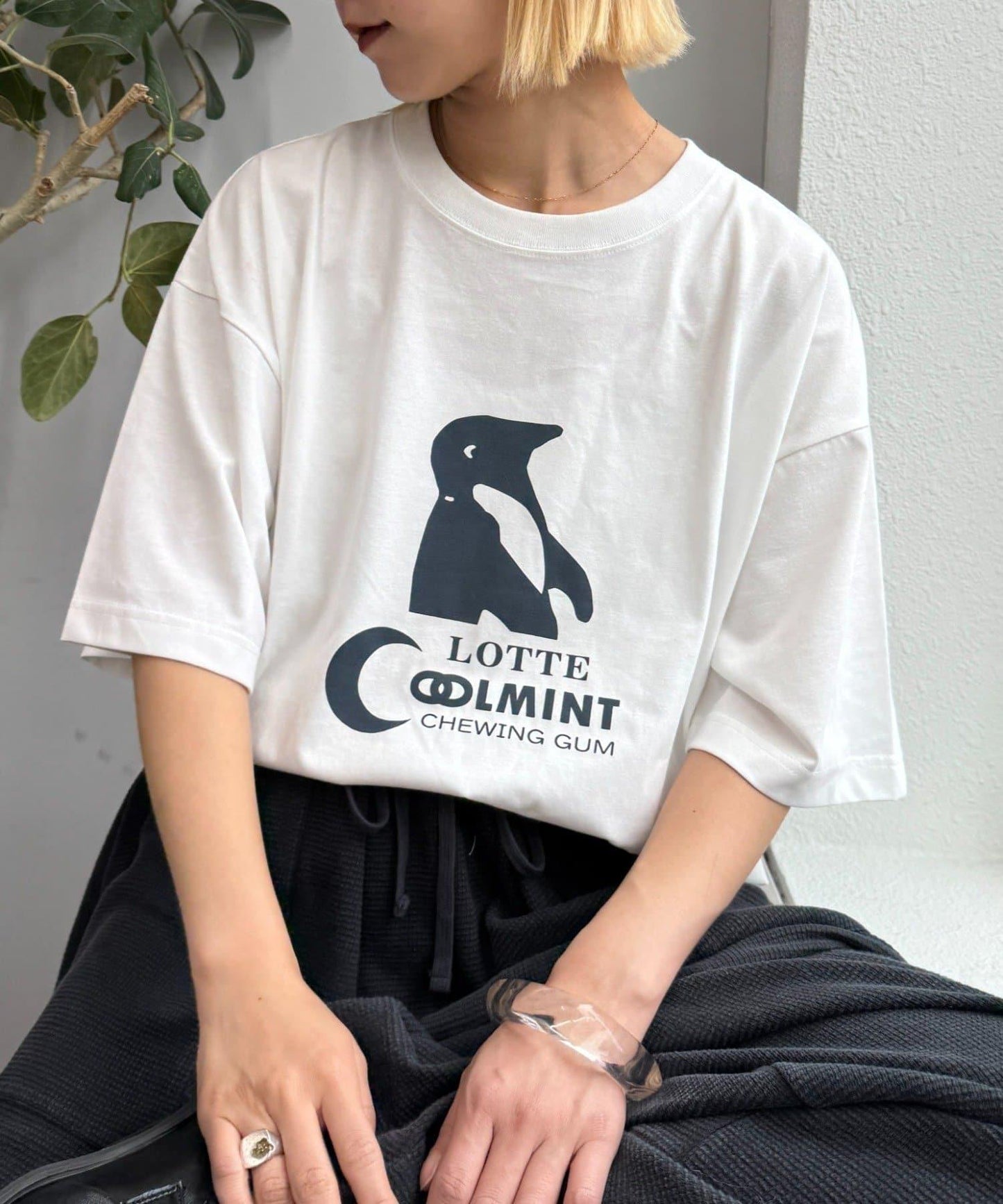 TYPY×LOTTE板ガム 持續冷感 クールミント 短袖T恤