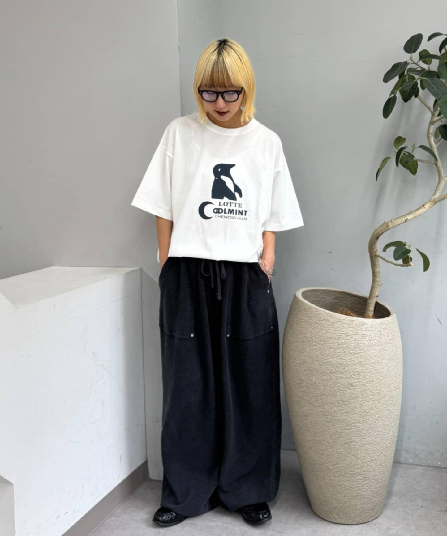 TYPY×LOTTE板ガム 持續冷感 クールミント 短袖T恤