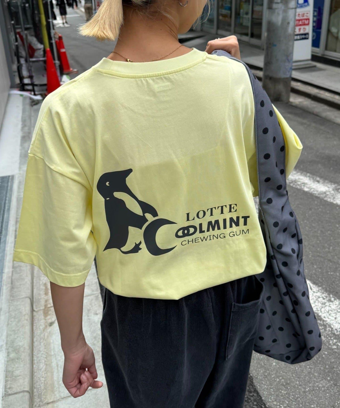TYPY×LOTTE板ガム 持續冷感 後背logo 清涼薄荷口袋 TEE