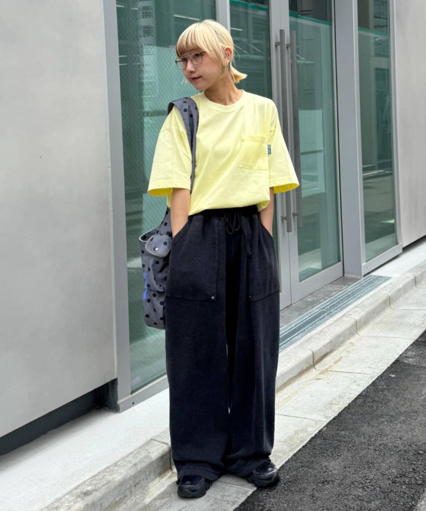 TYPY×LOTTE板ガム 持續冷感 後背logo 清涼薄荷口袋 TEE