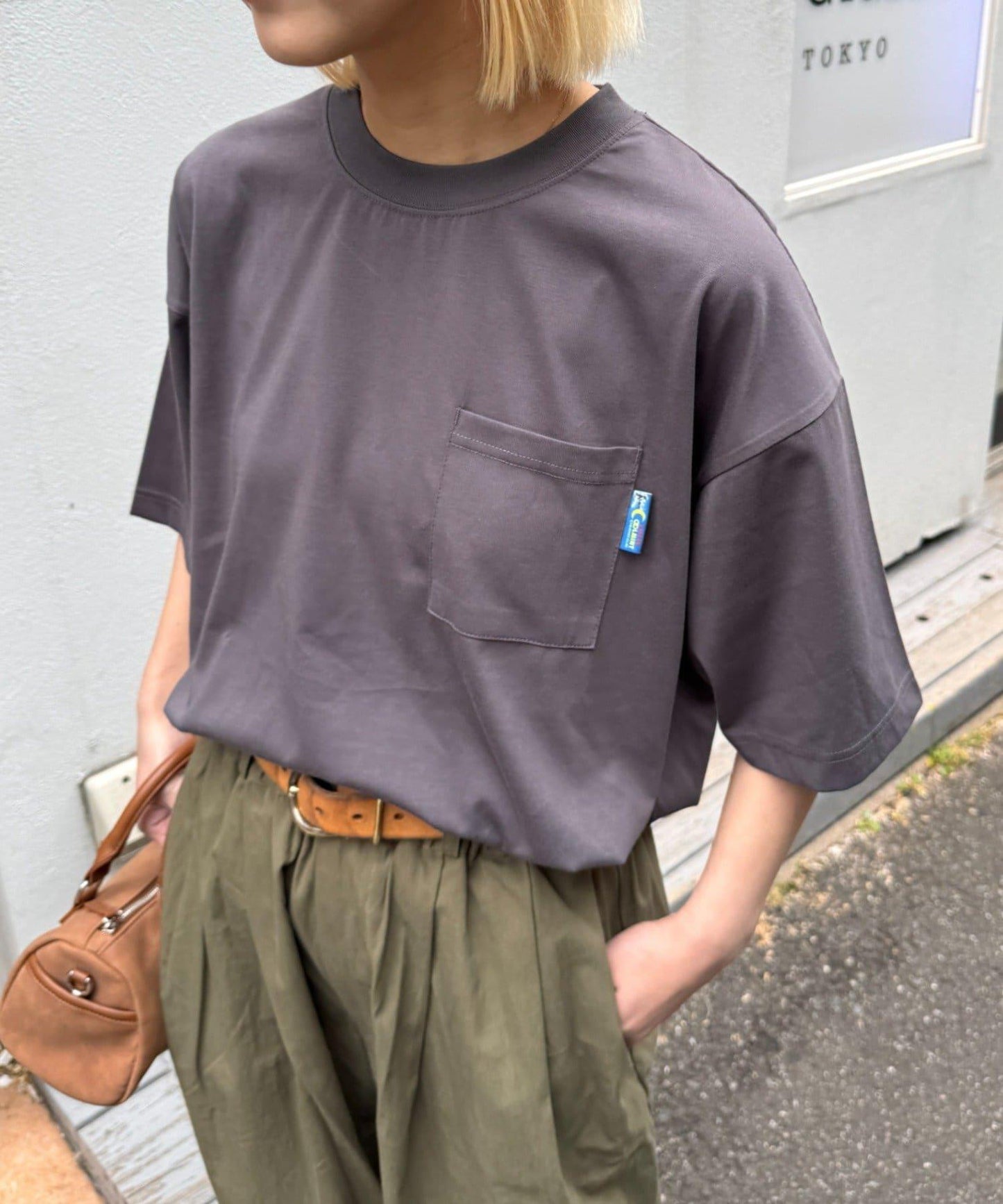 TYPY×LOTTE板ガム 持續冷感 後背logo 清涼薄荷口袋 TEE