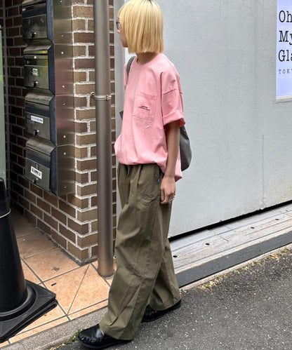 TYPY×LOTTE板ガム 持續冷感 背部logo 板ガム集合圖案 口袋T恤