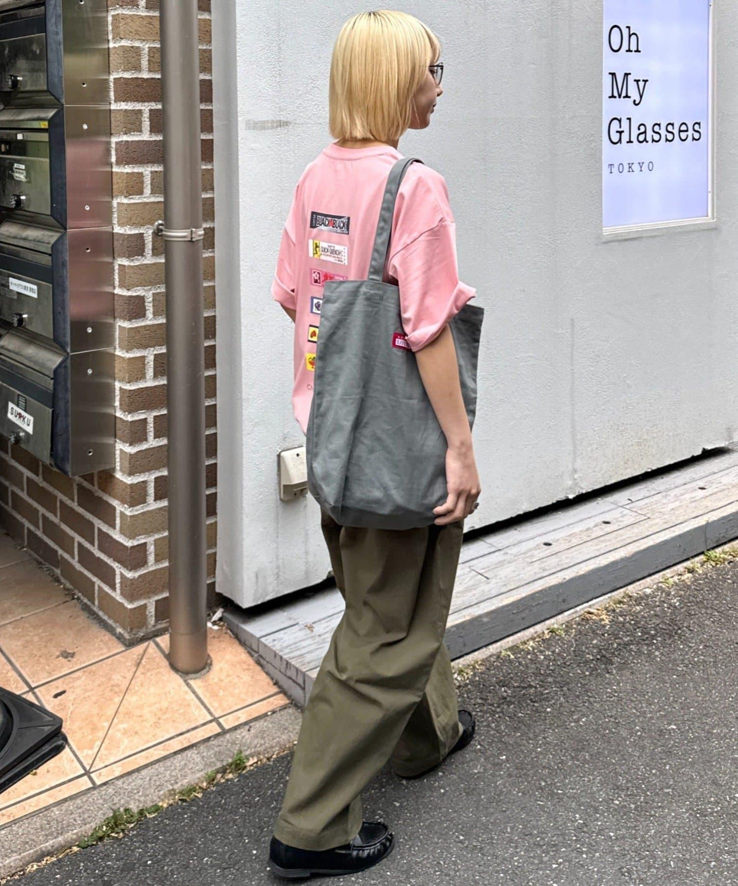 TYPY×LOTTE板ガム 持續冷感 背部logo 板ガム集合圖案 口袋T恤