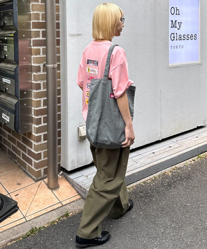 TYPY×LOTTE板ガム 持續冷感 背部logo 板ガム集合圖案 口袋T恤