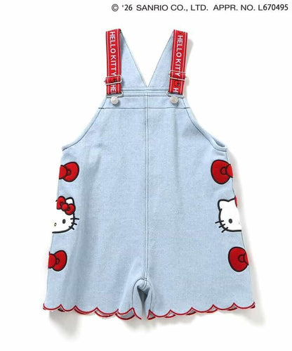 サンリオキャラクターズ（三麗鷗角色） 荷葉邊牛仔揹帶褲