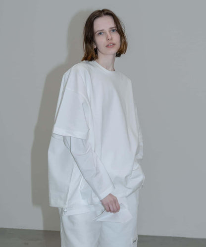dDdDdDd BIG DRAWSTRING SHORT-SLEEVE T-SHIRTS 寬鬆抽繩短袖T恤