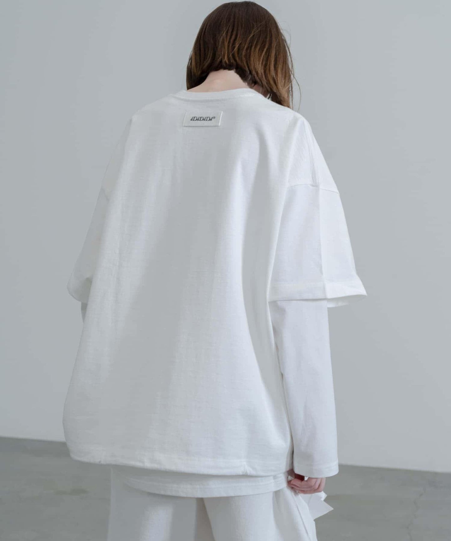 dDdDdDd BIG DRAWSTRING SHORT-SLEEVE T-SHIRTS 寬鬆抽繩短袖T恤
