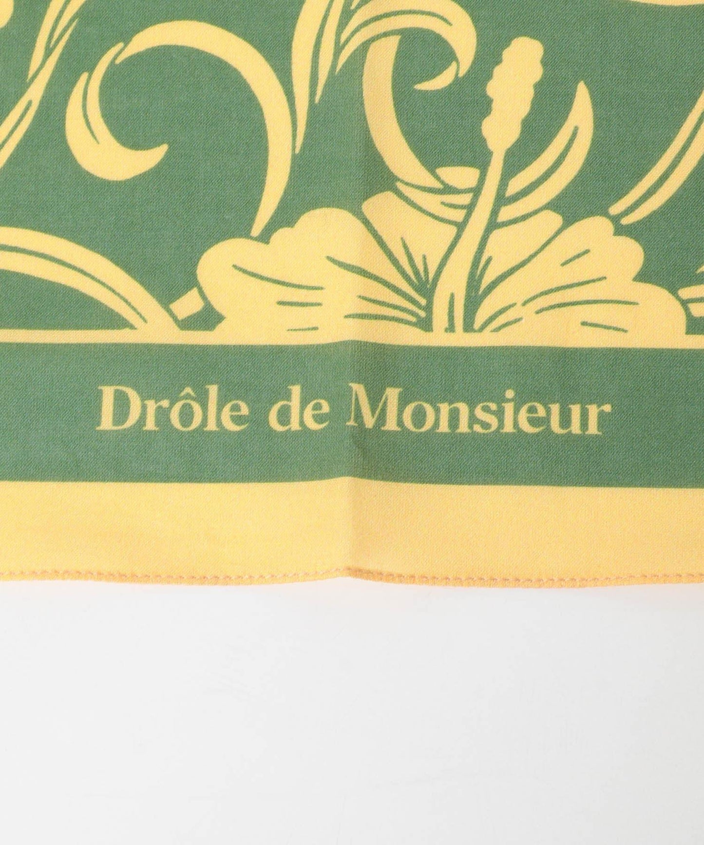 Drole de Monsieur 木槿花圖案 絲巾