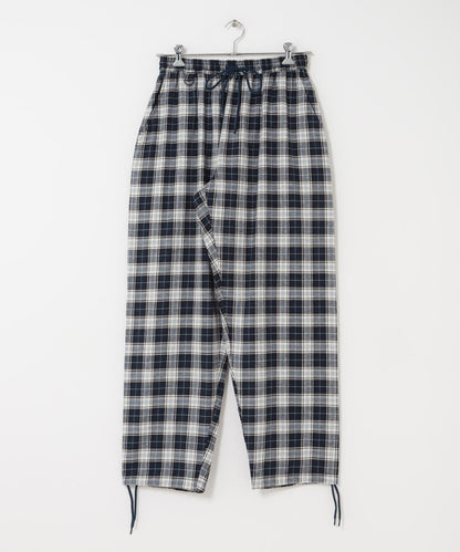 鬆緊設計 FLANNEL 休閒褲 MINE