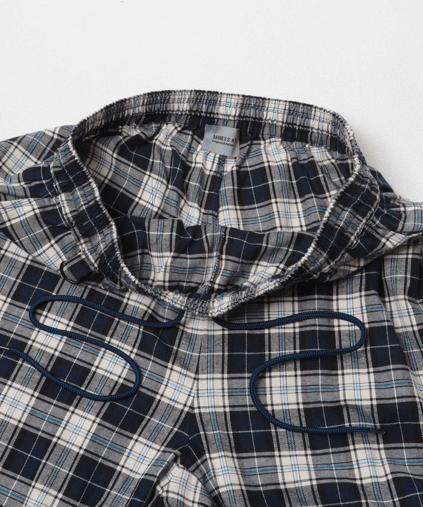 鬆緊設計 FLANNEL 休閒褲 MINE