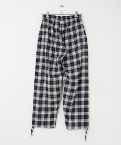 鬆緊設計 FLANNEL 休閒褲 MINE