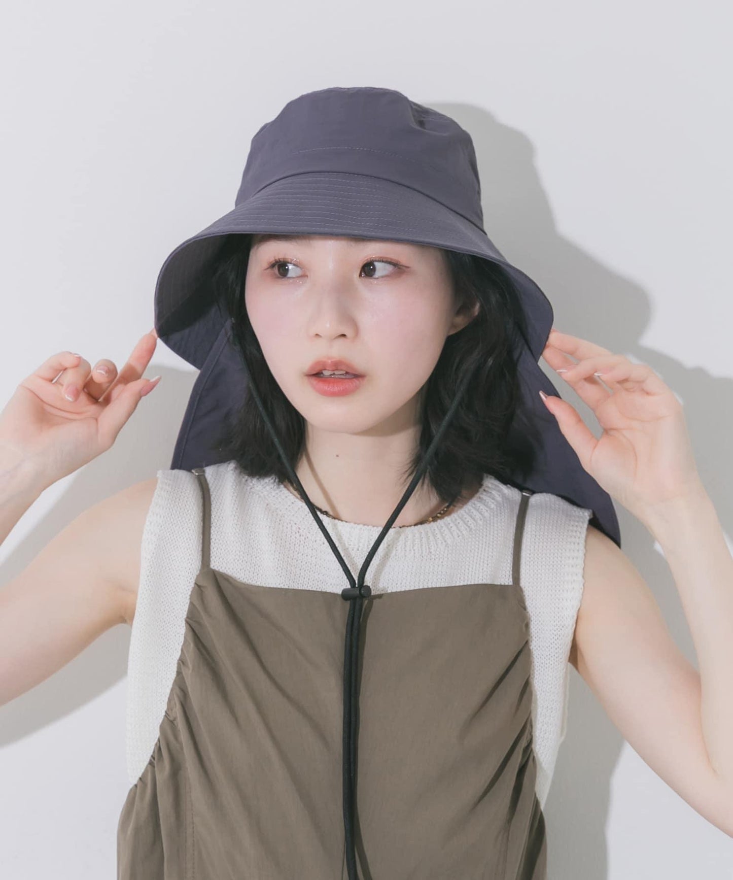 防潑水UV防護遮陽漁夫帽