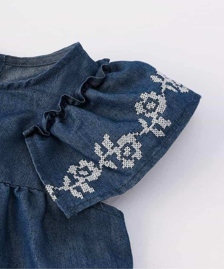 2way交叉刺繡襯衫
