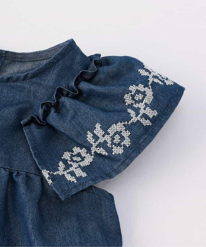 2way交叉刺繡襯衫