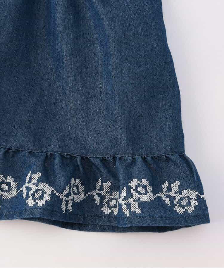 2way交叉刺繡襯衫