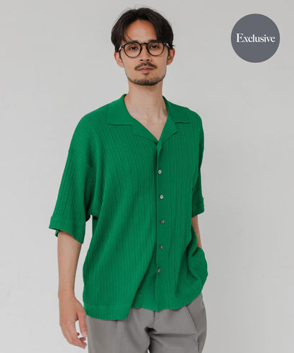 聯名款 crepuscule×URBAN RESEARCH WASHI 短袖襯衫
