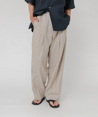 聯名 YLEVE×URBAN RESEARCH S120'S WOOL 3TACK PANTS