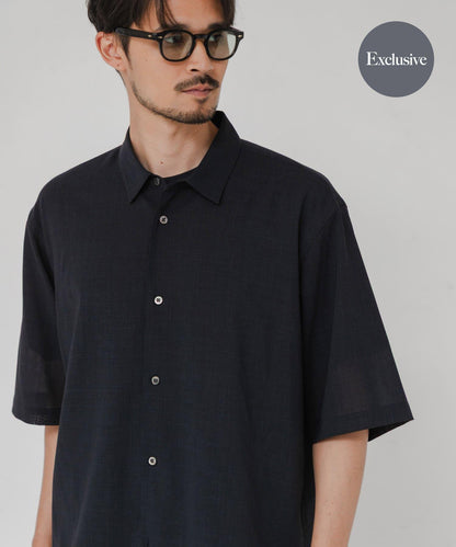 ATON×URBAN RESEARCH 聯名款 WOOL GAUZE 短袖襯衫