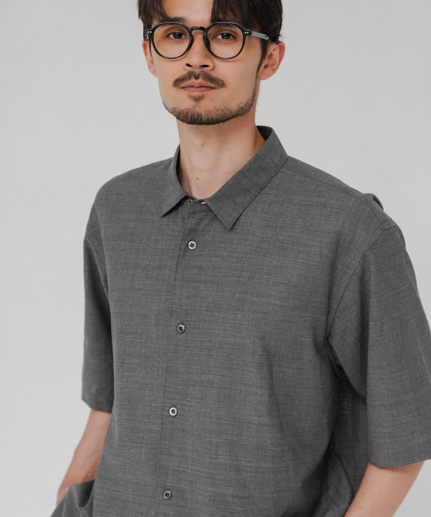 ATON×URBAN RESEARCH 聯名款 WOOL GAUZE 短袖襯衫