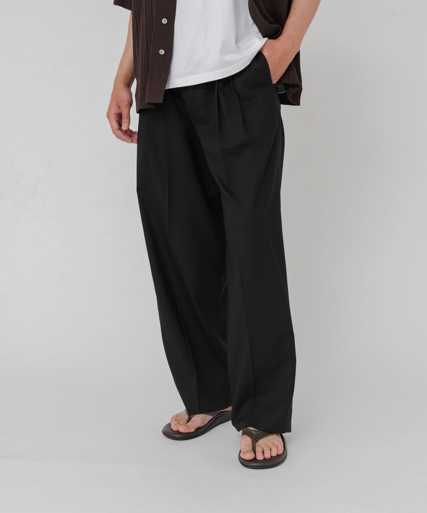 聯名 YLEVE×URBAN RESEARCH S120'S WOOL 3TACK PANTS