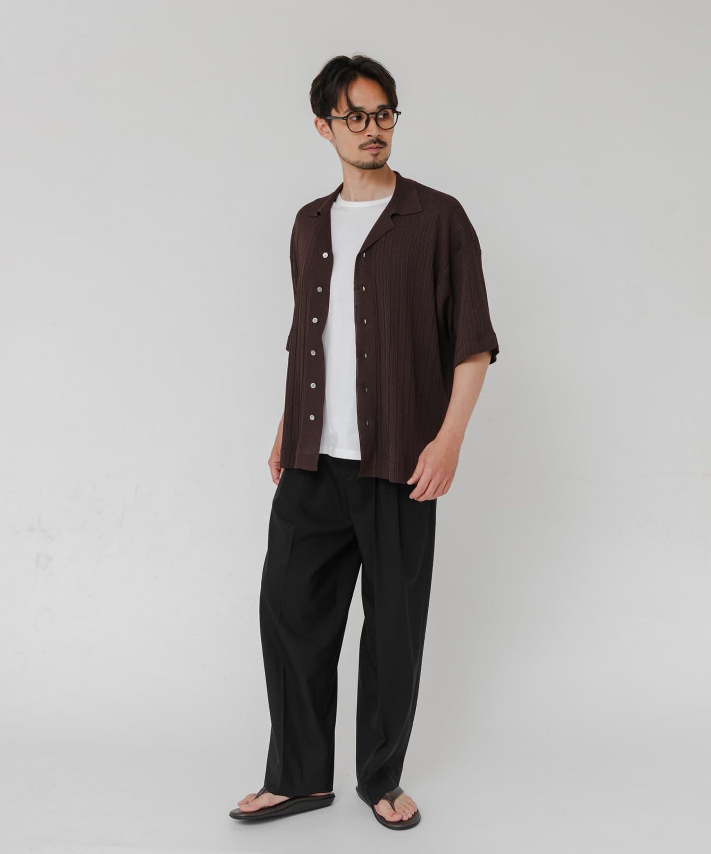 聯名款 crepuscule×URBAN RESEARCH WASHI 短袖襯衫