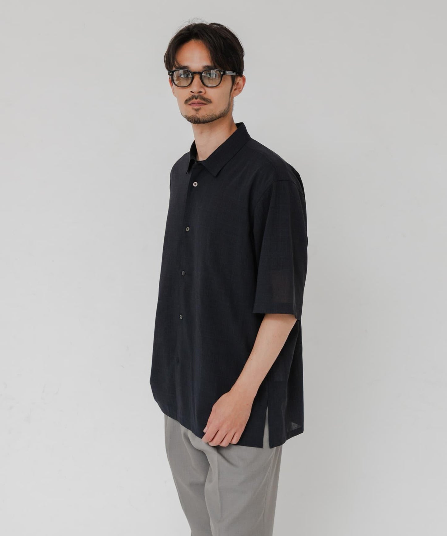 ATON×URBAN RESEARCH 聯名款 WOOL GAUZE 短袖襯衫