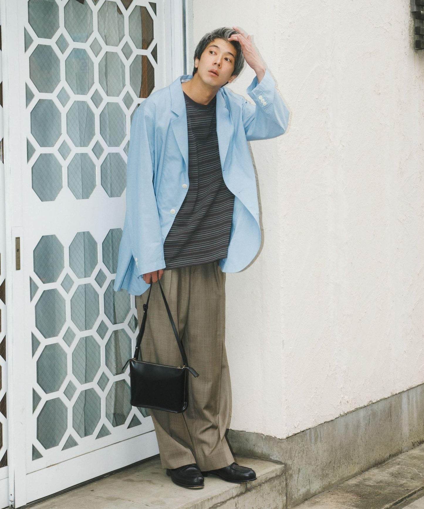 聯名 CHEMISE D'ADAM×URBAN RESEARCH 單排扣襯衫夾克