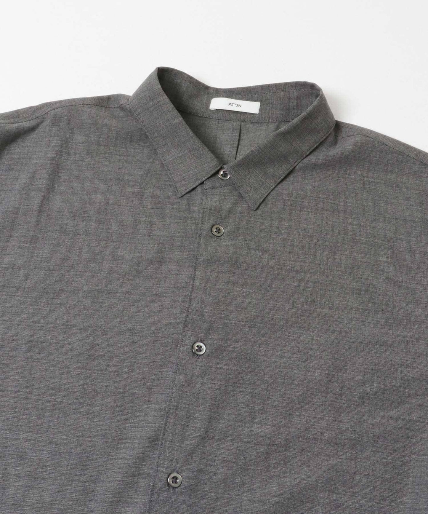 ATON×URBAN RESEARCH 聯名款 WOOL GAUZE 短袖襯衫