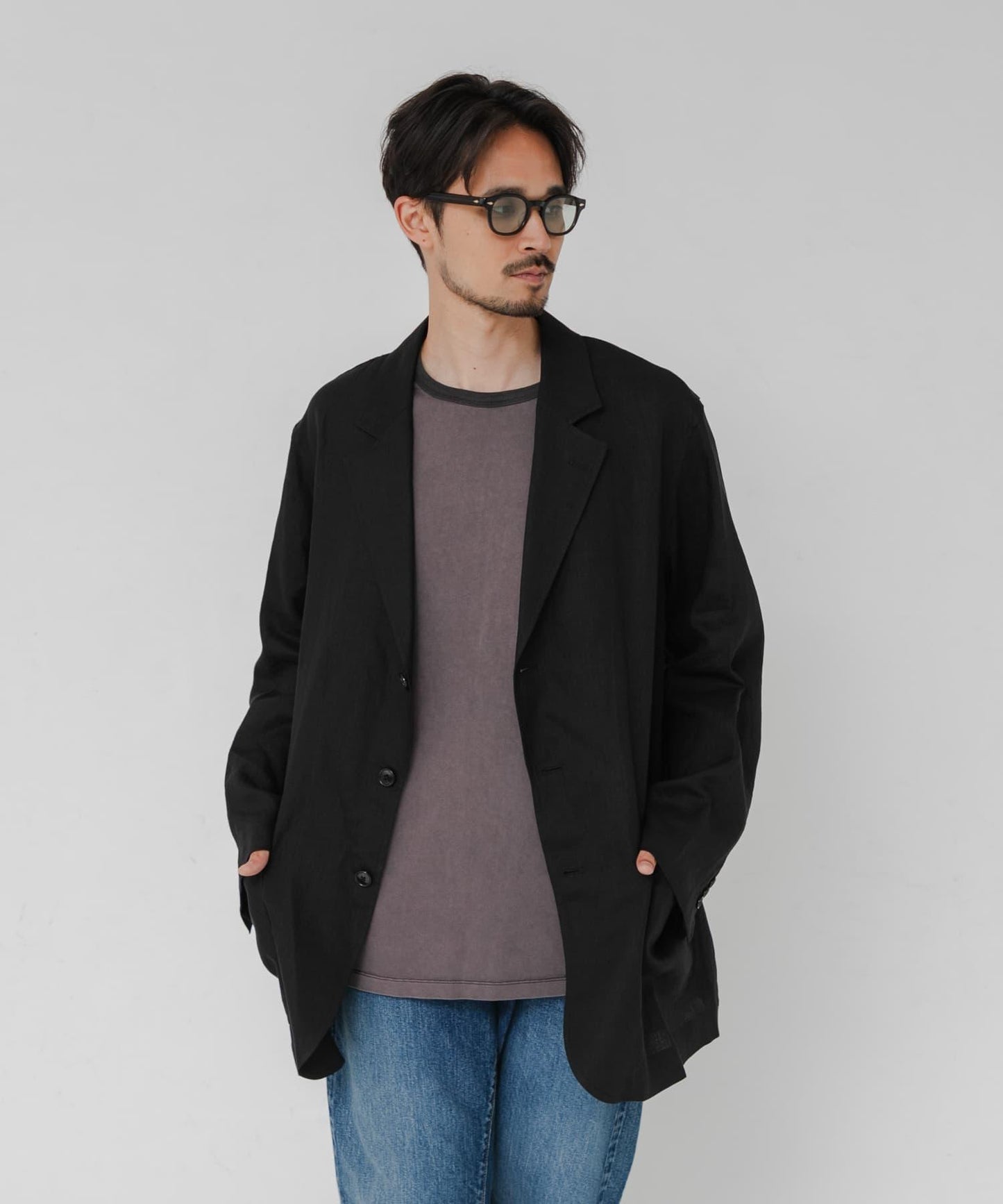 聯名 CHEMISE D'ADAM×URBAN RESEARCH 單排扣襯衫夾克