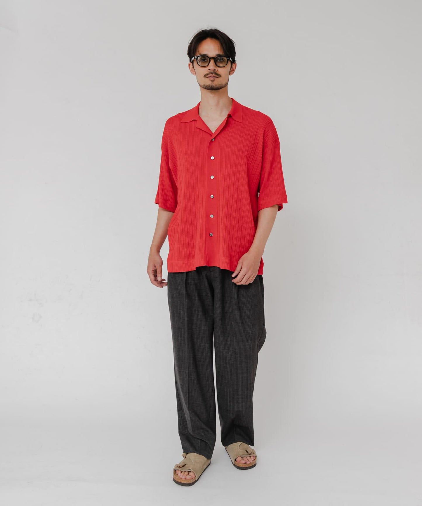 聯名款 crepuscule×URBAN RESEARCH WASHI 短袖襯衫