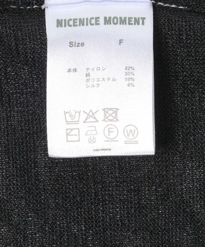 透紗 無袖 NICENICE MOMENT SHEER NO-SLEEVE COMBO 上衣