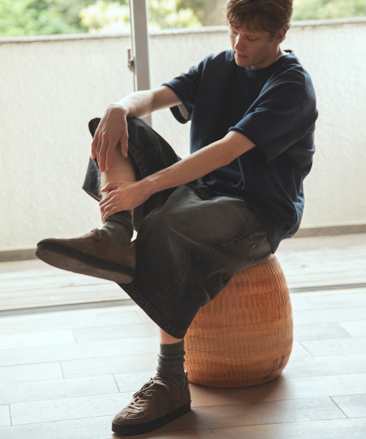 HOBO GERMAN TRAINER COW SUEDE by REPRODUCTION OF FOUND 休閒鞋