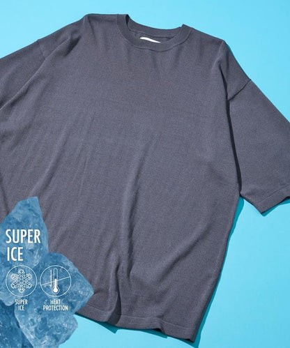 SUPER ICE 圓領 針織 接觸冷感 T恤 新色