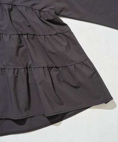 褶皺荷葉邊 長款版型 防曬功能 防曬服套裝