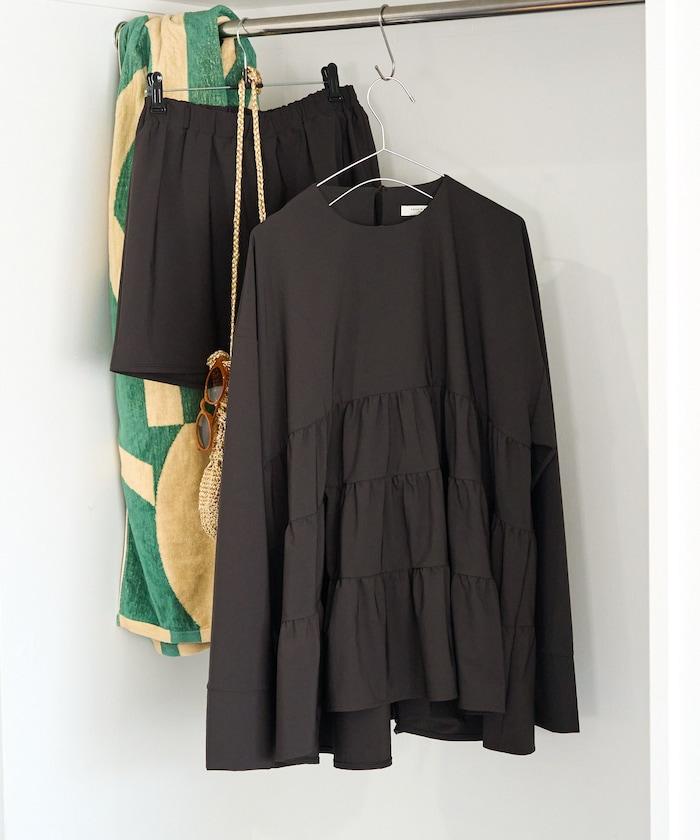 褶皺荷葉邊 長款版型 防曬功能 防曬服套裝