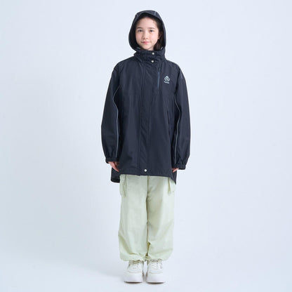 晴雨兩用 附小斜挎包 防潑水 外套