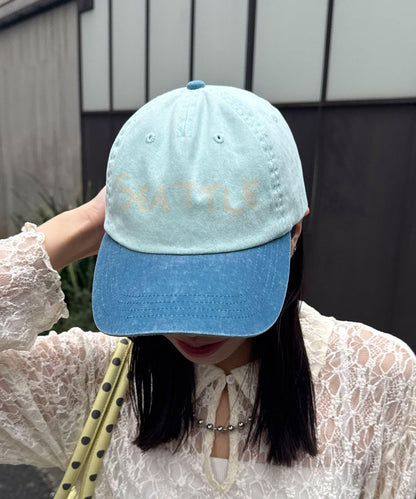 SEATTLE配色logo棒球帽