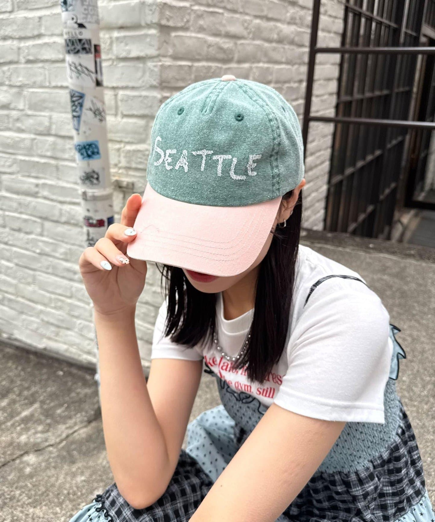 SEATTLE配色logo棒球帽