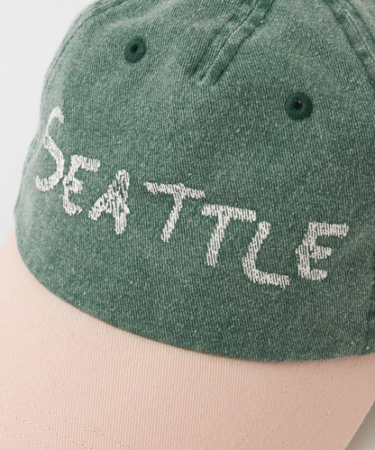 SEATTLE配色logo棒球帽