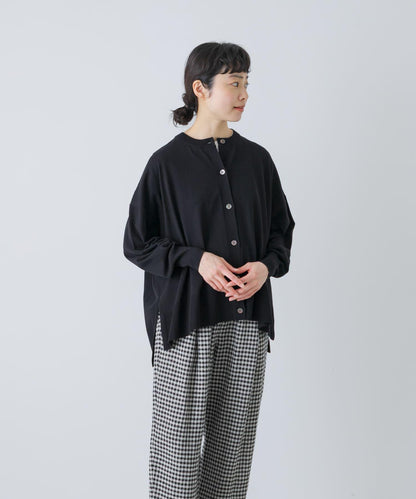 高捻棉 寬鬆針織開衫